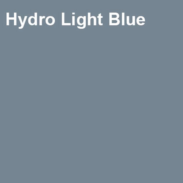 steel blue square marked "hydro light blue"
